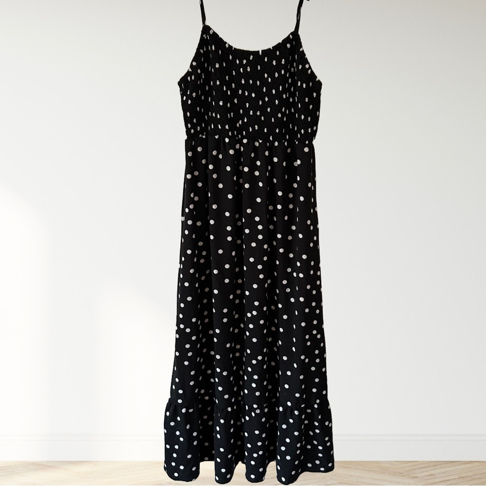 Black and White Polka Dot Dress